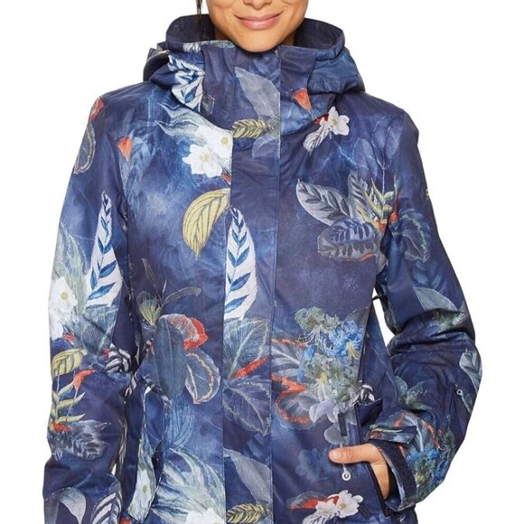 Roxy Jetty Dry Flight Snowboard Ski Jacket Orissa Floral Size M - Picture 1 of 11